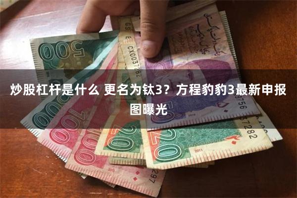 炒股杠杆是什么 更名为钛3？方程豹豹3最新申报图曝光