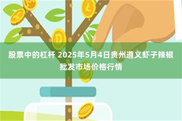 股票中的杠杆 2025年5月4日贵州遵义虾子辣椒批发市场价格行情