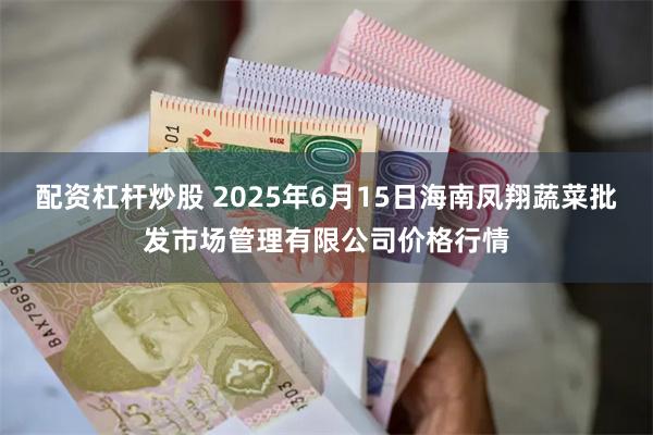 配资杠杆炒股 2025年6月15日海南凤翔蔬菜批发市场管理有限公司价格行情